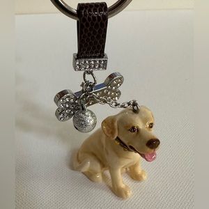 Yellow Labrador Key Ring by Blue Witch